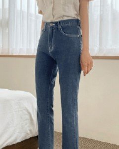 리우 스티치 일자청바지_S,M,L-생기있는 경쾌한 데님컬러-부담없는 깔끔한 일자핏 - 스타일티바