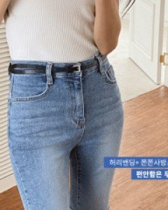 안나 컷팅 5부청반바지_S,M,L-경쾌,캐쥬얼 무드-부담없는 5부기장,슬림한 바디연출! - 스타일티바