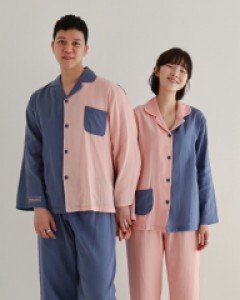 Jarmonic color combination 2medium Gauze pajama