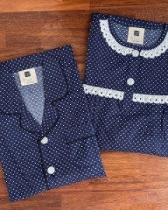 Jarmonic Polka Dot Original Navy Children Pajama