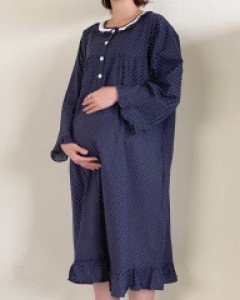 Jarmonic Polka Dot Original Navy Curve size One Piece Pajama