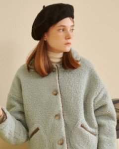 Soft Fluffy Dumble Jacket ( Mint )