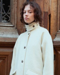 Francis Winter Wool Coat ( Cream )