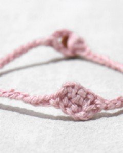 plait014_라인팔찌(pink) - leika