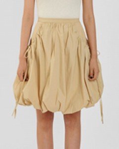 crisp balloon skirt (2 colors)