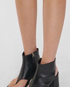 flip-flop ankle boots (2 colors)