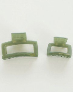 mini square hair clip (made in france)