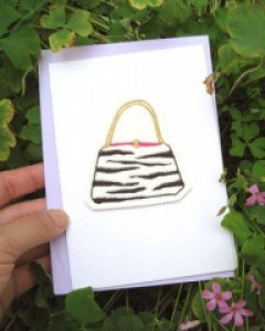 PB Felt Zebra Bag