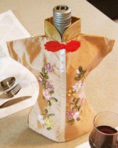 Wine Bottle cover-beige