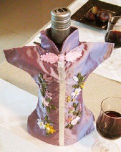 Wine Bottle cover-violet