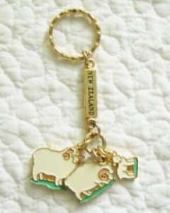 lamb keyring -New zealand