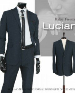 Luciano 2021 차콜네이비 Suit뉴클래식 [슬림핏] 봄여름정장