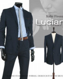 Luciano 5009 네이비슬라브 Suit뉴클래식 [슬림핏] 봄여름정장