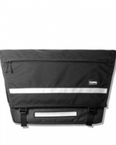 티레벨 - Courier Messenger Bag Black