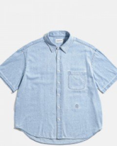 Crest Denim S/S Over Shirt Light Indigo