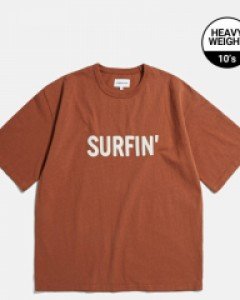 Surfin Heavyweight Tee Burnt Orange