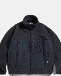 Sherpa Fleece Jacket Navy