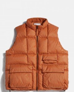 Utility Down Vest Vintage Orange