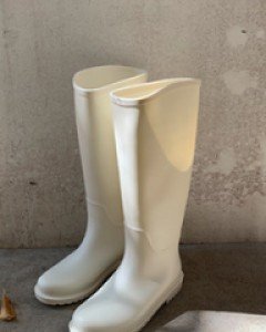 simple long rain boots_3c