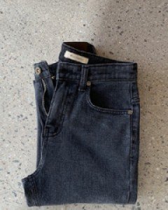 AK charcoal slim jean