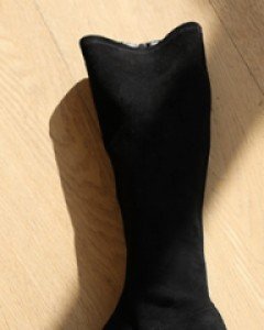 suede long boots