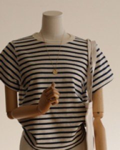 마린 stripe tee