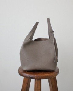 Pecan real leather bag