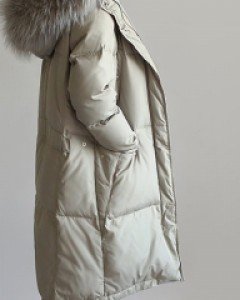 ACN raccoon down coat - primium raccoon