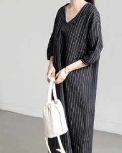 Dell striped linen dress - 2c