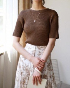 around knit top