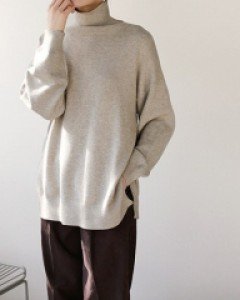 Plain Long knit