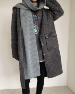 Boucle Medium Long Coat