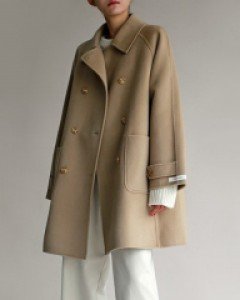 Double Handmade Half Coat