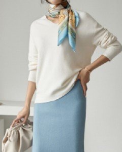 Perrin double-headed V-neck knit