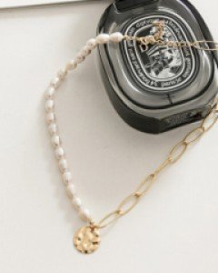 mix pearl necklace