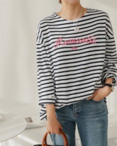 romantic striped tee