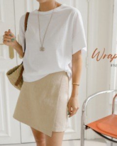 Linen Wrap Part 4 Skirt Pants