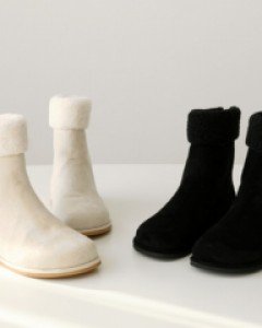 fleece middle boots