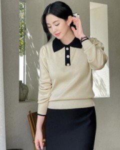 nedy pearl collar knit