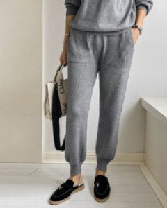 Rizzo jogger knit trousers