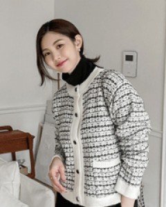 Elted tweed cardigan