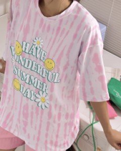 Smile Water Printing Rash Guard