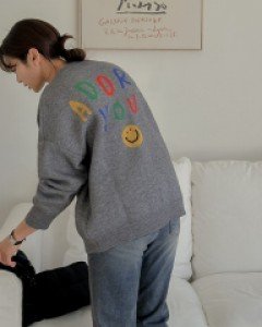 smile knit cardigan