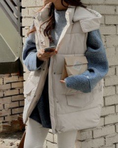 Pontawellon hooded padded vest