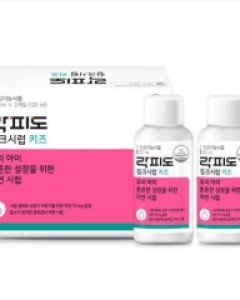 [에프앤디넷] 락피도 징크시럽 키즈 60ml x 2EA