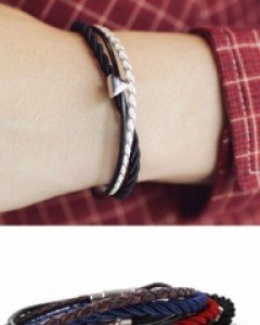 Three rope bracelet (4 colors)