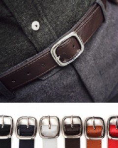 round square slim belt (6 colors)