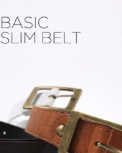 BASIC Slim Belt (3 colors)