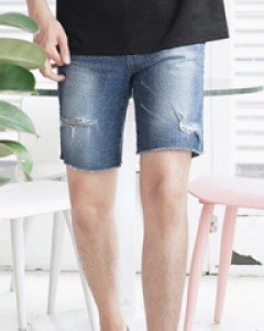 Control hidden banding denim shorts 28*30*32*34