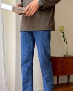 daily Signature Straight Denim pants S~XL(28~34)